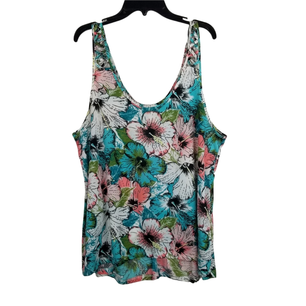 H&M  Scoop Neck Floral Tank Top